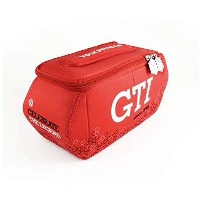 Bild av BRISA VW Collection Volkswagen GTI 3D universell sminkväska för resesmink, Sexkantig/röd, Grand (30 x 12,5 12 cm),