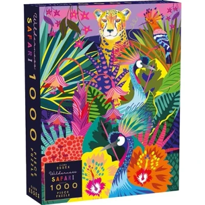Bild av Elena Essex pussel Katt Wilderness Safari 1 000 bitar Vuxna klassiker Cheetah färg leopard lejon 49 x 68 cm