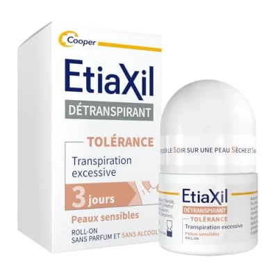 Bild av ETIAXIL Deperspirant deodorant överdriven svettbehandling armhålor tolerans 3 dagars effektivitet 15 ml