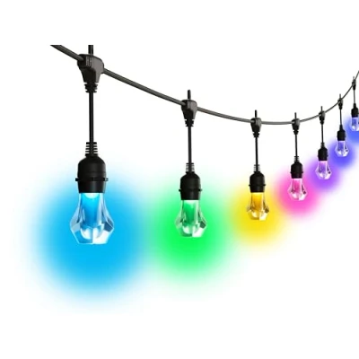 Bild av Nanoleaf Essentials Matter Smart Multicolor Outdoor String Lights Smarter Kit 15 m