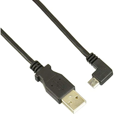 Bild av StarTech.com Micro USB laddning/synkkabel St/St högervinklad 1 m till mikro laddningskabel
