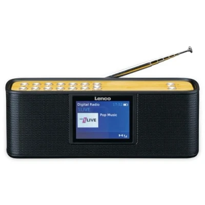 Bild av Lenco PDR 045BK DAB+ radio with Bluetooth 5.0 DAB+/FM Stereo Svart