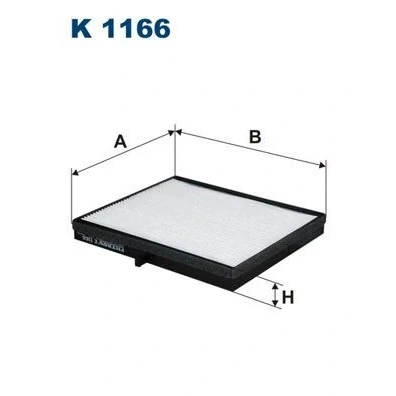 Bild av Filter, kupéventilation Filtron K 1166