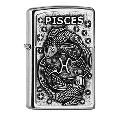 Bild av Zippo 2006500 PL 207 Pisces Djurr. V19 tändare, mässing, design, 5,83, 81,2
