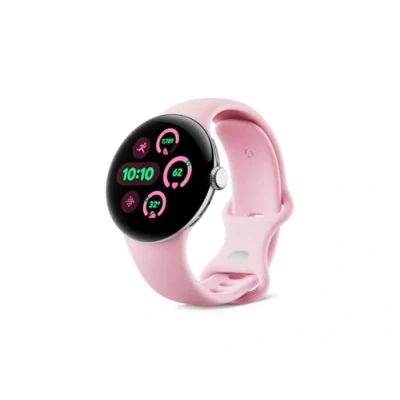 Bild av Google Pixel Watch 3 (41 mm) Android smartklocka med pulsspårning, avancerad körning från Fitbit, fitnessinsikter, 24 timmars batteri matt svart aluminiumfodral obsidian band LTE