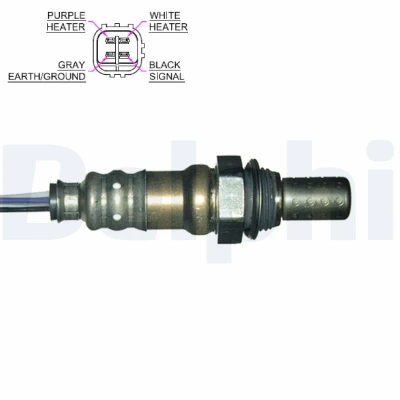 Bild av DELPHI ES20156 12B1 Sonde lambda planaire, chauffé TOYOTA: RAV4 II SUV, Avensis Verso, Yaris I 3/5 portes, LEXUS: GS