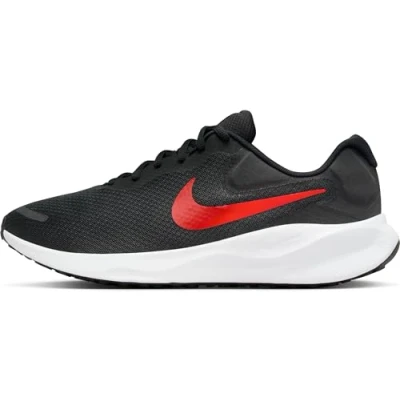 Bild av Nike Performance Revolution 7 Väglöparskor, Storlek: 42, Black/universal red/white Textil/syntet