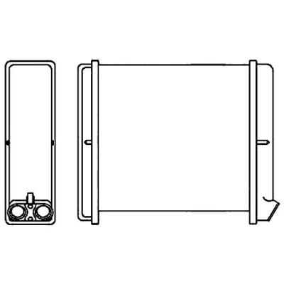 Bild av MAHLE ORIGINAL AH 170 000S Radiateur De Chauffage OPEL: Vectra A Berline, CC, Calibra