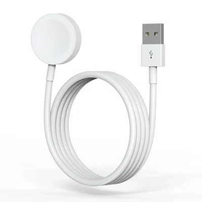 Bild av USB Watch laddningskabel för Apple Watch, trådlös magnetisk laddare iWatch, 1 meter klocka kabel bärbar laddningsstation kompatibel med Series 10/9/8/7/6/5/4/3/2/1/Ultra 2/SE