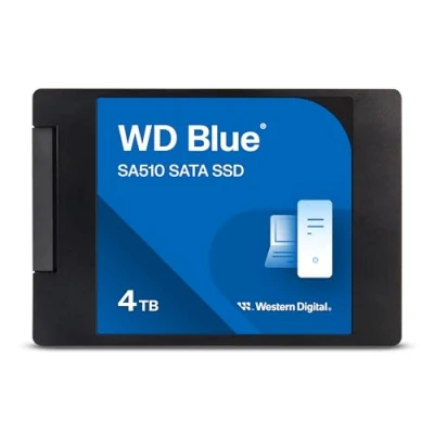 Bild av Western Digital SA510 WDS400T3B0A SSD disk, Svart, 4 TB