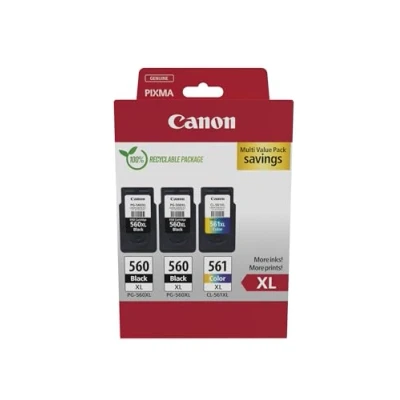 Bild av Canon PG 560XLx2/CL 561XL / 3712C009 High Multi Pack Bläckpatron Färg (cyan, magenta, gul)