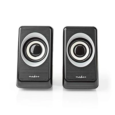 Bild av Nedis CSPR20020BK PC högtalare 2.0 18 W 3,5 mm uttag