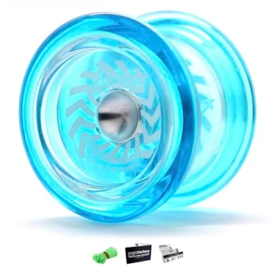 Bild av YoyoFactory ARROW Freestyle Yo Blue (beginner to pro, 2 different level ball bearings, string and instructions included)