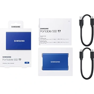 Bild av Samsung T7 Portable SSD Indigo blue 2 TB