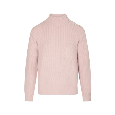 Bild av Morgan Longsleeved WITH Buttons Stickad tröja, Storlek: Medium, Rose clair