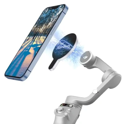 Bild av Aerbeis DJI Magnetisk ringklämhållare för Magsafe OM 6 / 5 4 SE adapterfäste kompatibel med Osmo Gimbal stabilisator, tillbehör