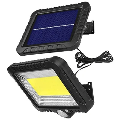 Bild av Maclean MCE438 LED strålkastare med rörelsesensor solcellsvägglampa skymningssensor solcell IP44 5 W 400 lumen 6000 K kall vit (1 x st.)