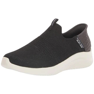 Bild av Skechers Ultra Flex 3.0 Smooth Step Handsfree Slip ins Sneakers för kvinnor, Svart, 40 EU bred
