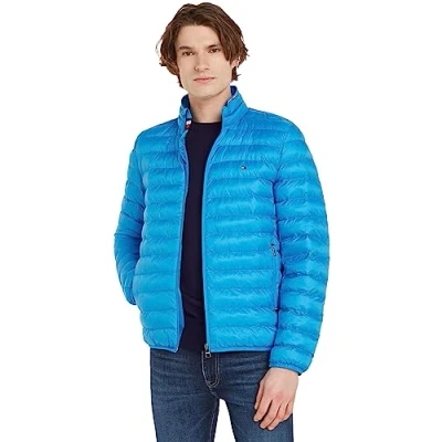 Bild av Tommy Hilfiger Packable Circular Jacket Allvädersjacka, Storlek: 3XL, Cerulean aqua