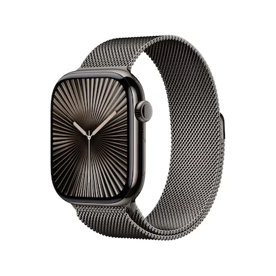 Bild av Apple Watch Series 10 GPS + Cellular 46mm Slate Titanium Case with Milanese Loop M/L