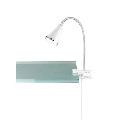 Bild av Reality Leuchten klämlampa LED/inklusive flexarm och 3,8 W SMD LED 350 lm 3 000 K/höjd max. 40 cm, vit R22711101