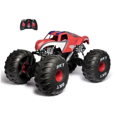 Bild av Monster Jam Marvel Mega Spider Man RC Truck, All Terrain, över 2 fot lång, 1:6 skala, Super Hero barnleksaker för pojkar och flickor i åldrarna 4+
