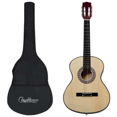 Bild av VidaXl Ljus Gitarr För Barn 8 Delar Klassisk 3/4 36&quot;