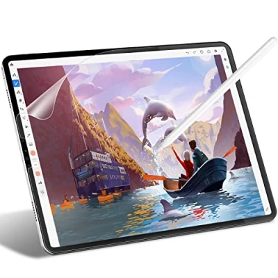 Bild av JETech Papper Skärmskydd för iPad Air 5/4 10,9 Tum (5:e/4:e Generationen), Pro 11 (2022/2021/2020/2018 Modeller), Anti Bländning, Matte PET Pappersfilm med Ritning