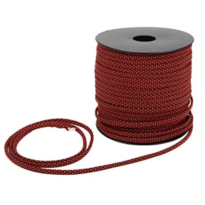 Bild av Core Paracord, MAGT 50 m 4 mm tjock 7 kärnor paracord räddningsbindning tält snodd campingrep för utomhusarmband vävning (röd)