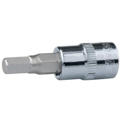 Bild av KS TOOLS 918.1466 Clé à douille DIN 3120, ISO 1174, 7422 8,0 Acier chrome vanadium héxagonal intérieur moleté