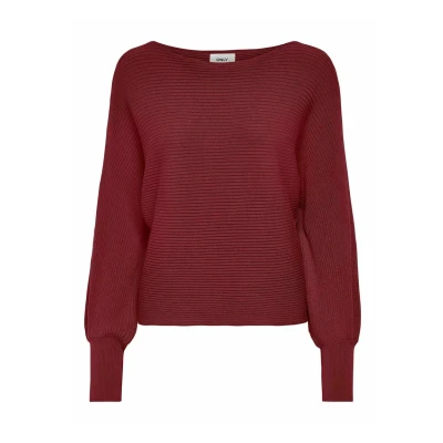 Bild av ONLY Adaline LIFE NOOS Stickad tröja, Storlek: Medium, Cabernet