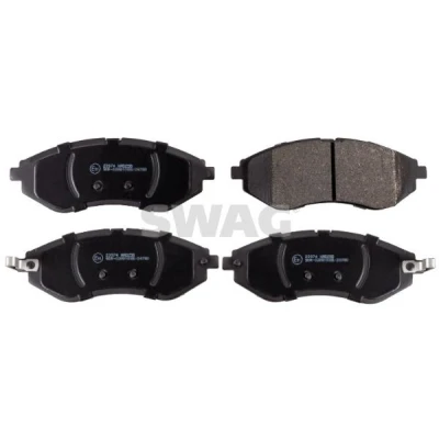 Bild av SWAG 89 91 6721 Jeu de plaquettes frein Essieu avant avec indicateur d&#039;usure, contact signal d&#039;usure exclu CHEVROLET: Aveo / Kalos 3/5 portes