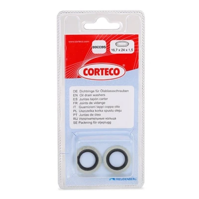 Bild av CORTECO 006339S Joint De Bouchon Vidange Caoutchouc RENAULT: SCENIC 3, MEGANE 2, CITROËN: Saxo 3/5 portes, C3 Pluriel, Xsara Picasso