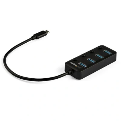 Bild av StarTech.com USB C Hub 4 port 3.2 porte Svart