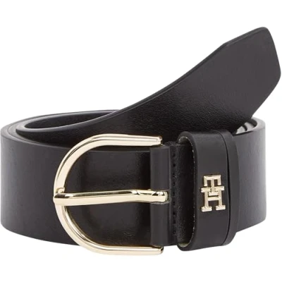 Bild av Tommy Hilfiger kvinnors ESSENTIAL EFFORTLESS 3.5 AW0AW16837 justerbart bälte, Brun (svart), 135, 135