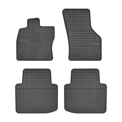 Bild av FROGUM 546535 Ensemble de tapis sol Caoutchouc avant et arrière 4 noir Sur mesure