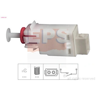 Bild av EPS 1.810.123 Commande, embrayage (GRA) Made in Italy OE Equivalent OPEL: Astra G Cabriolet, Corsa C 3/5 portes, Zafira A