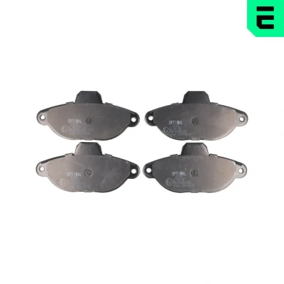 Bild av OPTIMAL BP 10180 Jeu de plaquettes frein Essieu avant contact signal d&#039;usure exclu FIAT: 500 3 portes, Panda II 5 Punto 3/5 portes