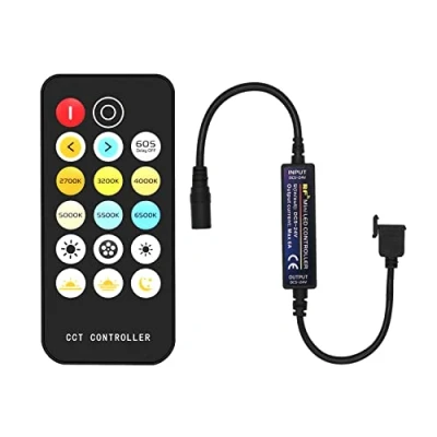 Bild av PAUTIX Trådlös fjärrdimmer för CCT COB LED ljuslist, RF remsor, 2 700 k 6 500