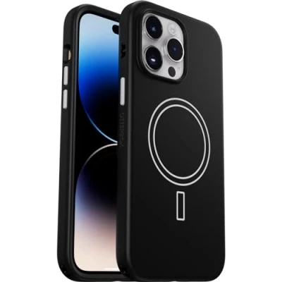 Bild av OtterBox Slim Series skal för iPhone 14 Pro Max med MagSafe, stöttåligt, fallsäkert, supertunt, skyddande skal, testad till militärstandard, SNOWFALL