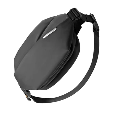 Bild av Inateck Kompakt midjeväska 3 l, snygg slingväska män kvinnor, vattentät bröstfickor axelväska crossbody bag för vardag resor vandring, Puderblå