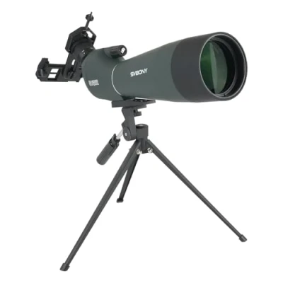 Bild av Svbony SV28 Tubkikare 20 60x80mm, Spotting Scope med Stativ, Telefonadapter, HD Zoom Bak4 Prism Mc Optics Vinklad för Målskytte, Fågelskådning, Djurliv