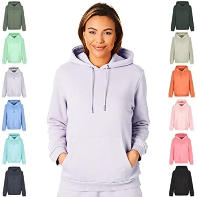 Bild av Light &amp; Shade Damers ljus och skugga dam mjuk beröring huvtröja myskläder sweatshirt topp, lavendel, L UK
