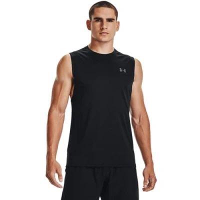 Bild av Under Armour kortärmad t shirt för pojkar, Svart//Pitch Grå, 140/150 cm