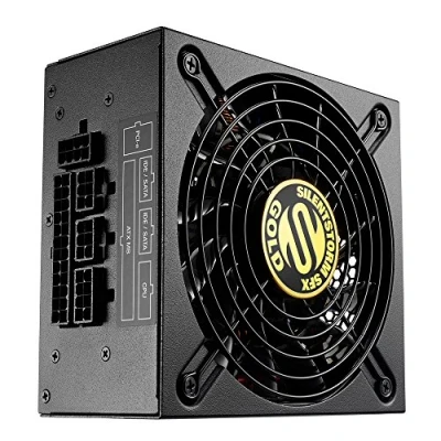 Bild av Sharkoon SilentStorm SFX Gold PC strömförsörjning (500 watt, SFX, kabelhantering)