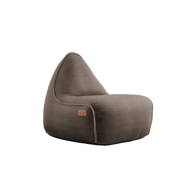 Bild av SACKit Canvas Lounge Chair Bean bag Brown L96 x W80 H70 SH40 cm