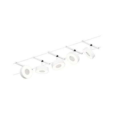 Bild av Paulmann Circle LED vajersystem 5 lampor vit matt