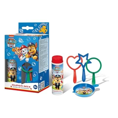 Bild av PUSTEFIX 420815455 PAW Patrol minimix I 70 ml tvålbubbelvatten tvålbubblor leksak för barns födelsedag, bröllop, julkväll, sommarfest och som gästgåva