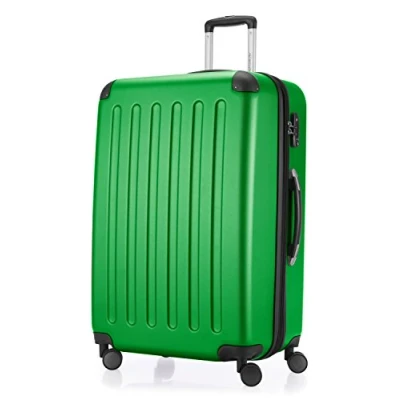 Bild av Hauptstadtkoffer Spree bagage resväska hård sida spinner vagn expanderbar, gRÖN, 75 cm, Handbagage