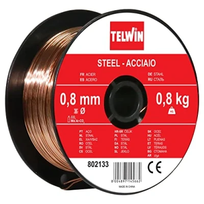 Bild av Telwin S.p.A. 802133 stålsvetsspole diameter 0,8 mm, kg, koppar